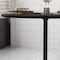Flash Furniture Lars 30 in Round Wood Cocktail Table with 30 in and 42 in Columns, Black XA-30-COTA-BK-GG - alternate 4